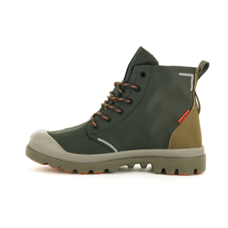 Bottes Palladium Pampa Lite+ Recycle WP+ Femme Vert Olive | FR JIH157F